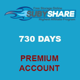 SubyShare Premium 730 days
