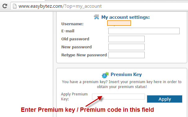 premium key