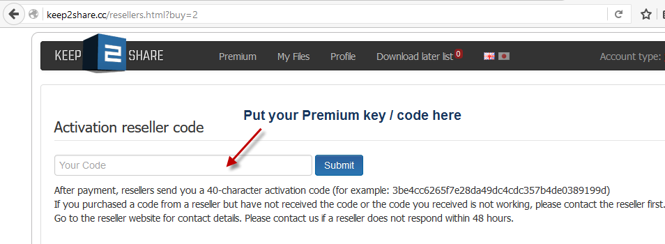 premium key